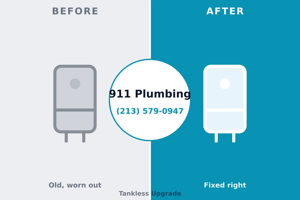 Before and after: plumbing repair Millers Creek, NC